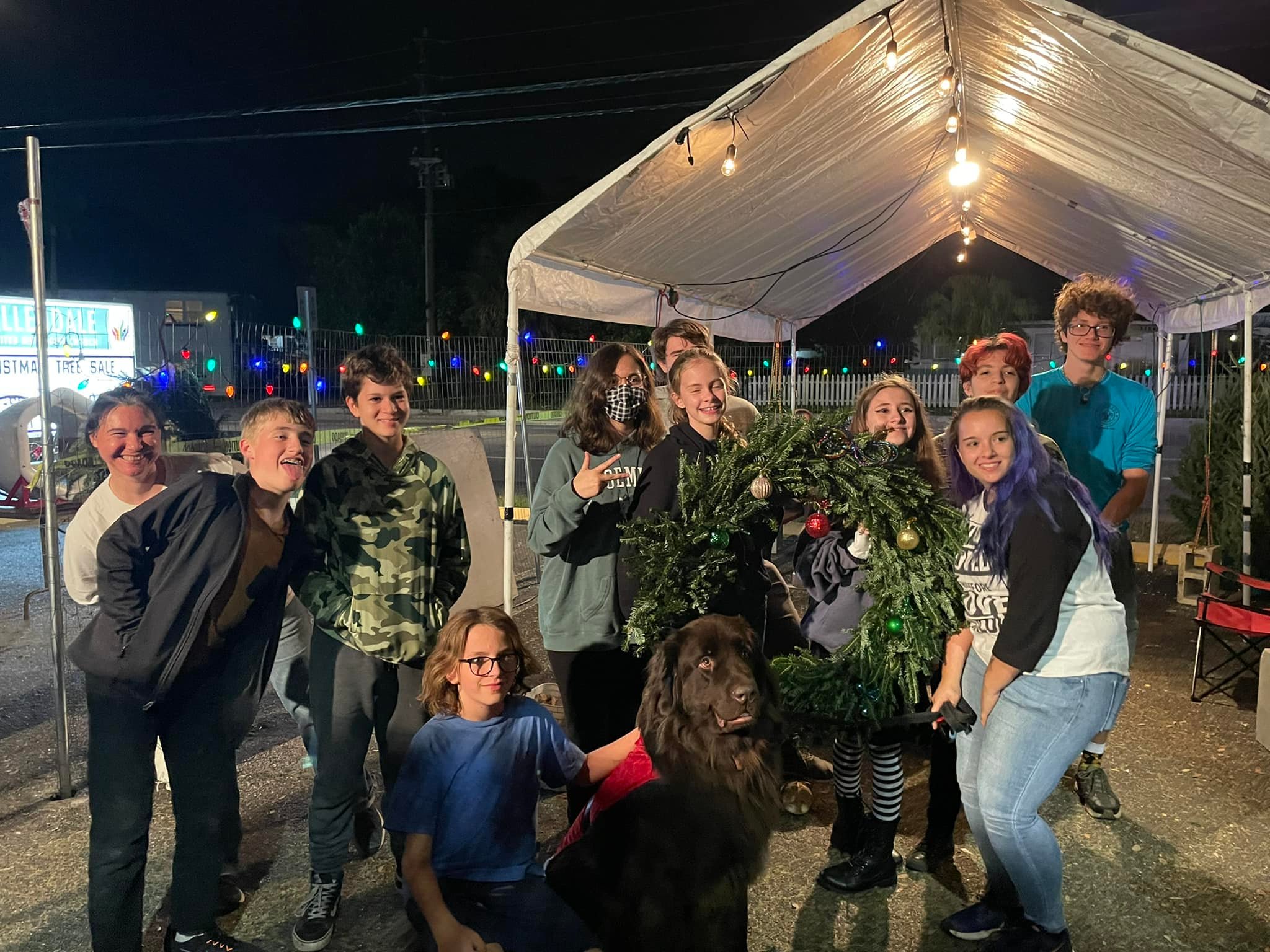 Christmas Tree Lot Allendale United Methodist Church St. Petersburg